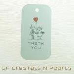 24 Couple In Love Customised Gift Tags - Wedding..